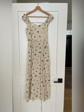 Zara 100% Linen Dress